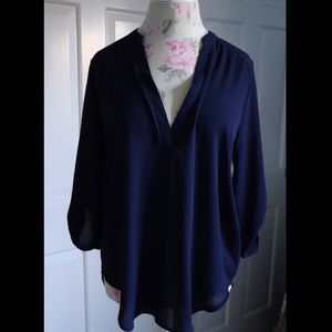 Navy Blue Top